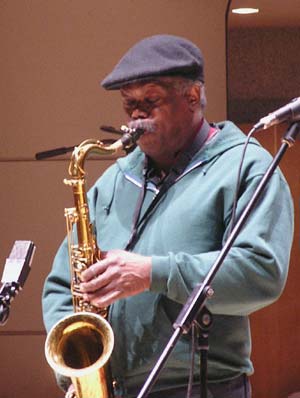 Joe McPhee on tenor. Concert in Lithuania 2006
